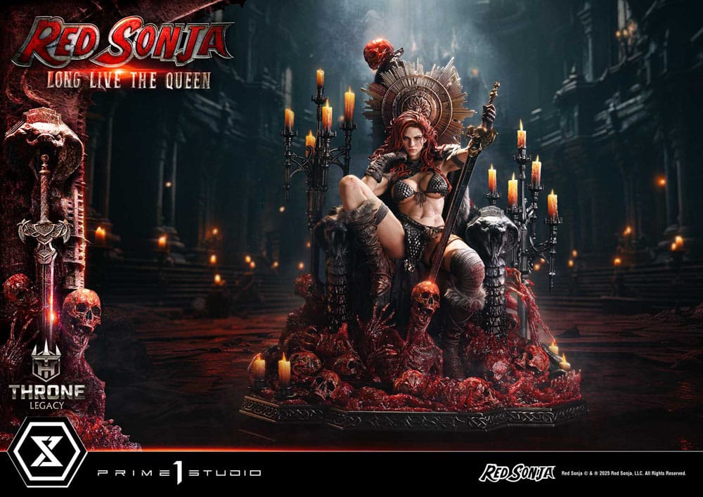 Red Sonja Long Live the Queen: Red Sonja: Throne Legacy: 1/3 Scale Statue - Prime 1 Studio Statues