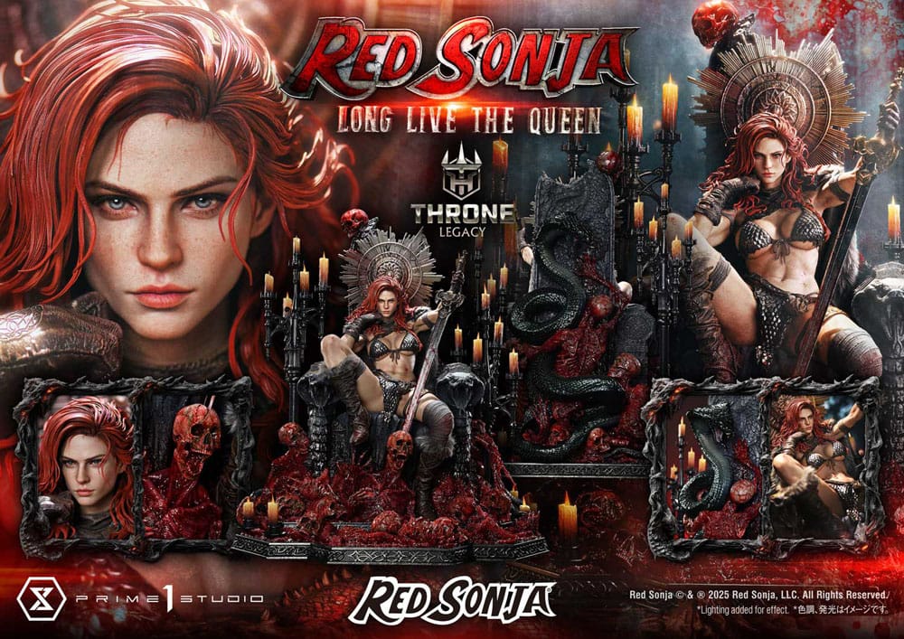 Red Sonja Long Live the Queen: Red Sonja: Throne Legacy: 1/3 Scale Statue - Prime 1 Studio Statues