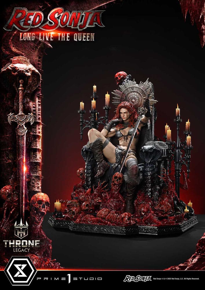 Red Sonja Long Live the Queen: Red Sonja: Throne Legacy: 1/3 Scale Statue - Prime 1 Studio Statues