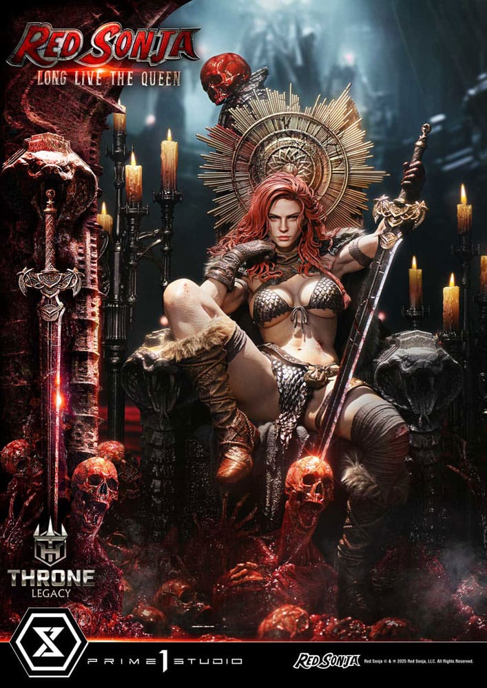 Red Sonja Long Live the Queen: Red Sonja: Throne Legacy: 1/3 Scale Statue - Prime 1 Studio Statues