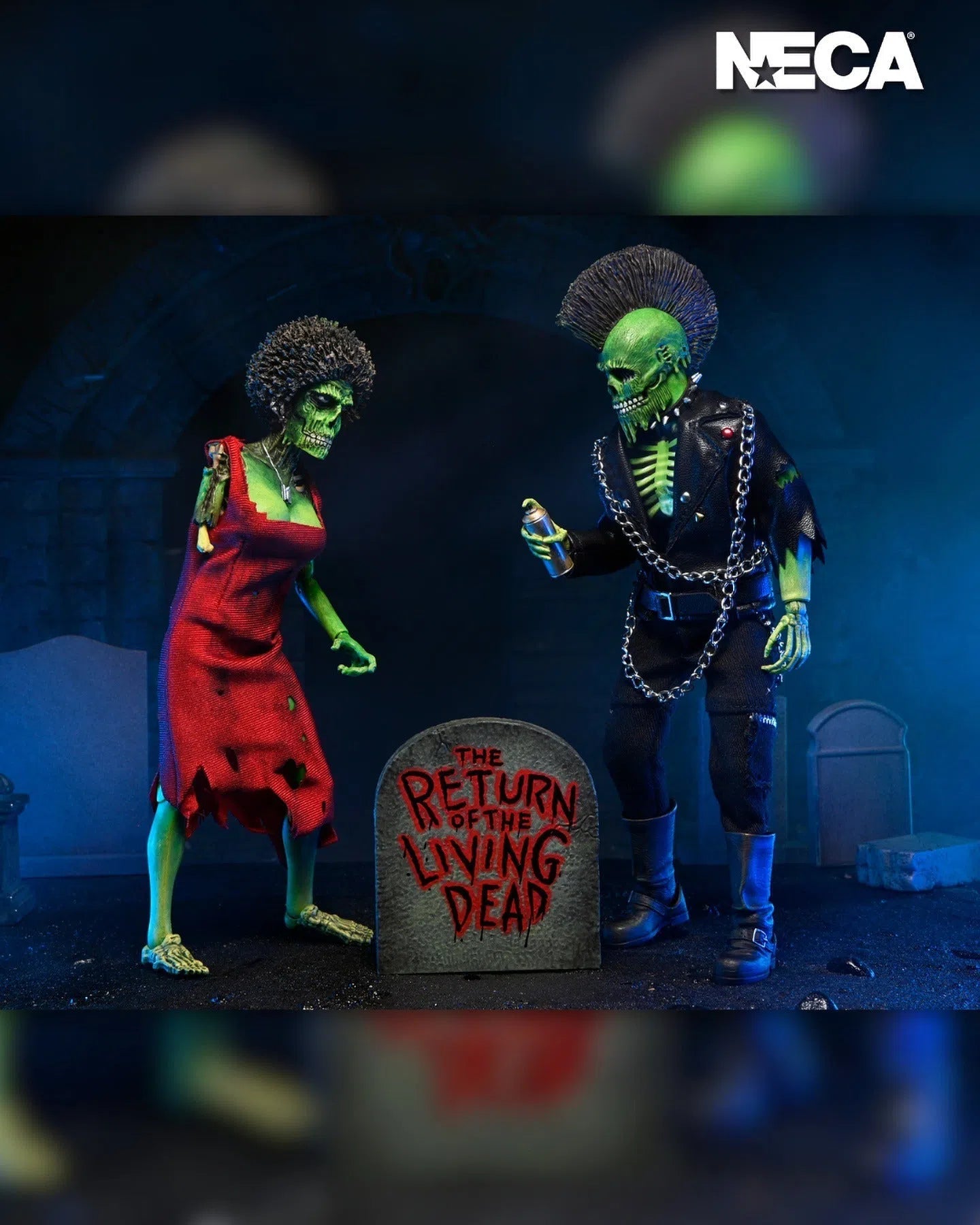 Return Of The Living Dead: Trash & Suicide:: 8 Inch Clothed Action Figure Set: Neca Neca