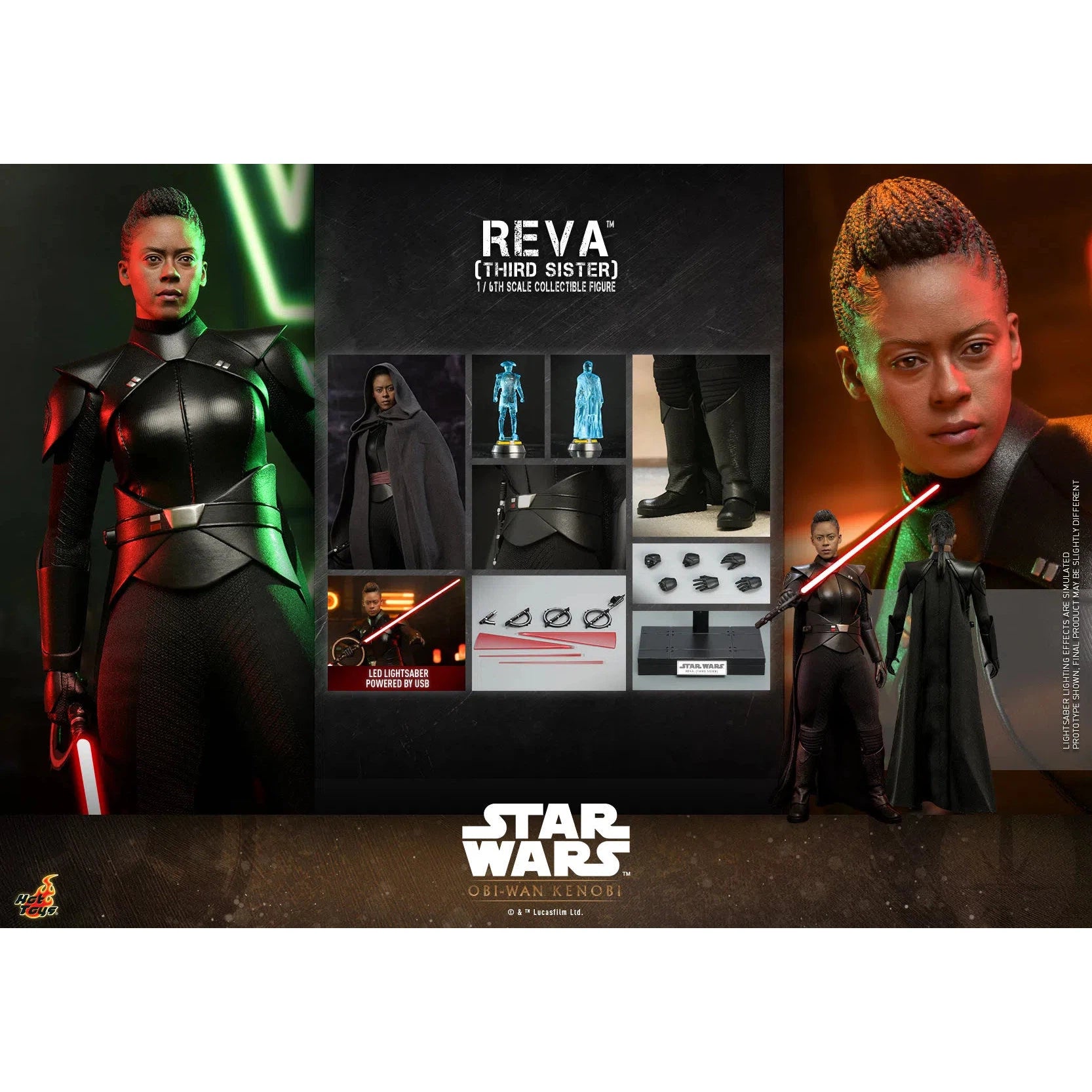Reva: Third Sister: Star Wars: Obi-Wan Kenobi: TMS083 - Hot Toys Action Figure