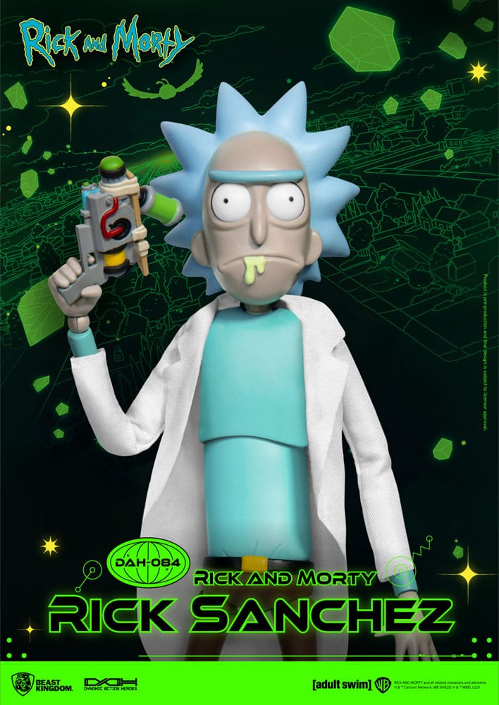 Rick and Morty Dynamic 8ction Heroes Action Figure 1/9 Rick Sanchez 23 cm - Beast Kingdom Toys Action figures