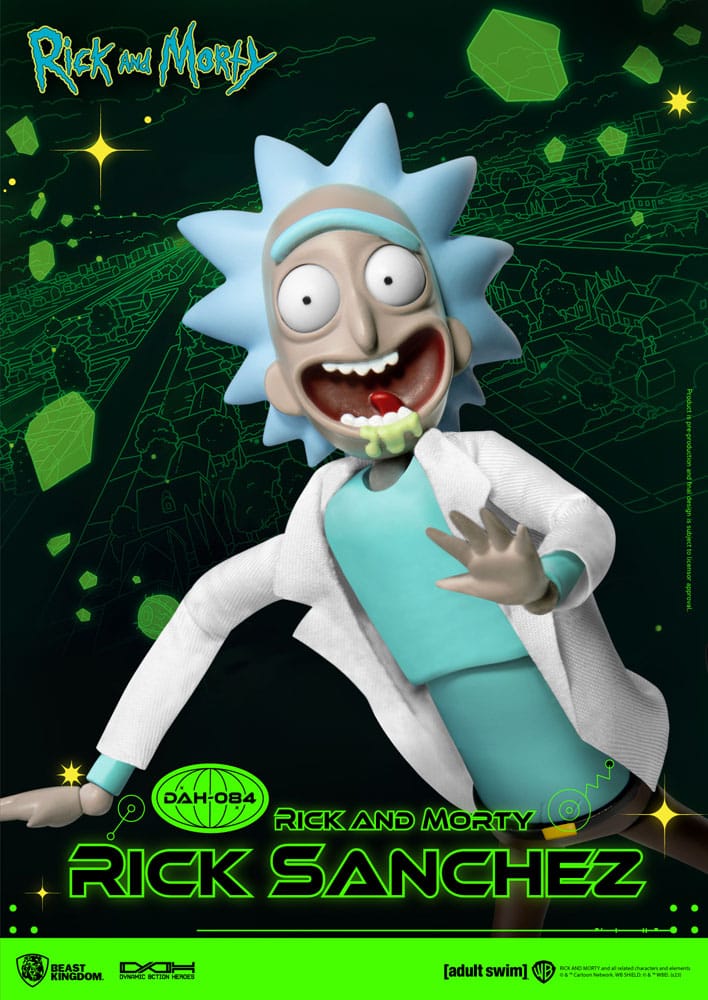 Rick and Morty Dynamic 8ction Heroes Action Figure 1/9 Rick Sanchez 23 cm - Beast Kingdom Toys Action figures