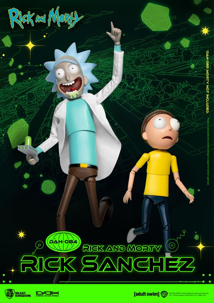 Rick and Morty Dynamic 8ction Heroes Action Figure 1/9 Rick Sanchez 23 cm - Beast Kingdom Toys Action figures