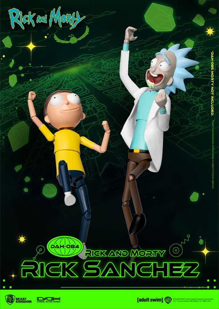 Rick and Morty Dynamic 8ction Heroes Action Figure 1/9 Rick Sanchez 23 cm - Beast Kingdom Toys Action figures
