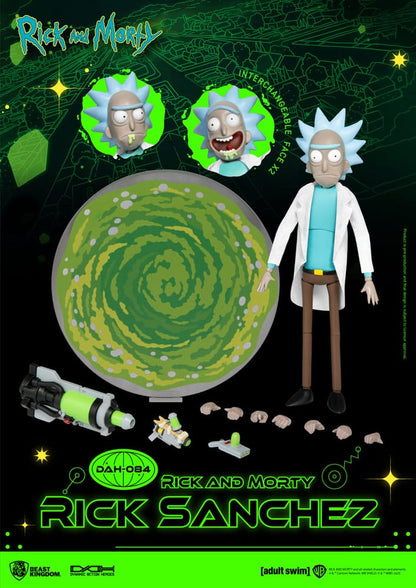 Rick and Morty: Rick Sanchez: Dynamic 8ction Heroes Action Figure - Beast Kingdom Toys Action Figures