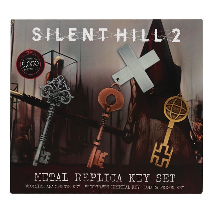 SILENT HILL 2 Limited Edition Replica Set of 3 Keys - FaNaTtiK Collectible Keys