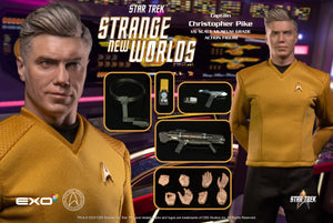 Captain Christopher Pike: Star Trek: Strange New Worlds: Exo-6: Sixth Scale-EX0-6