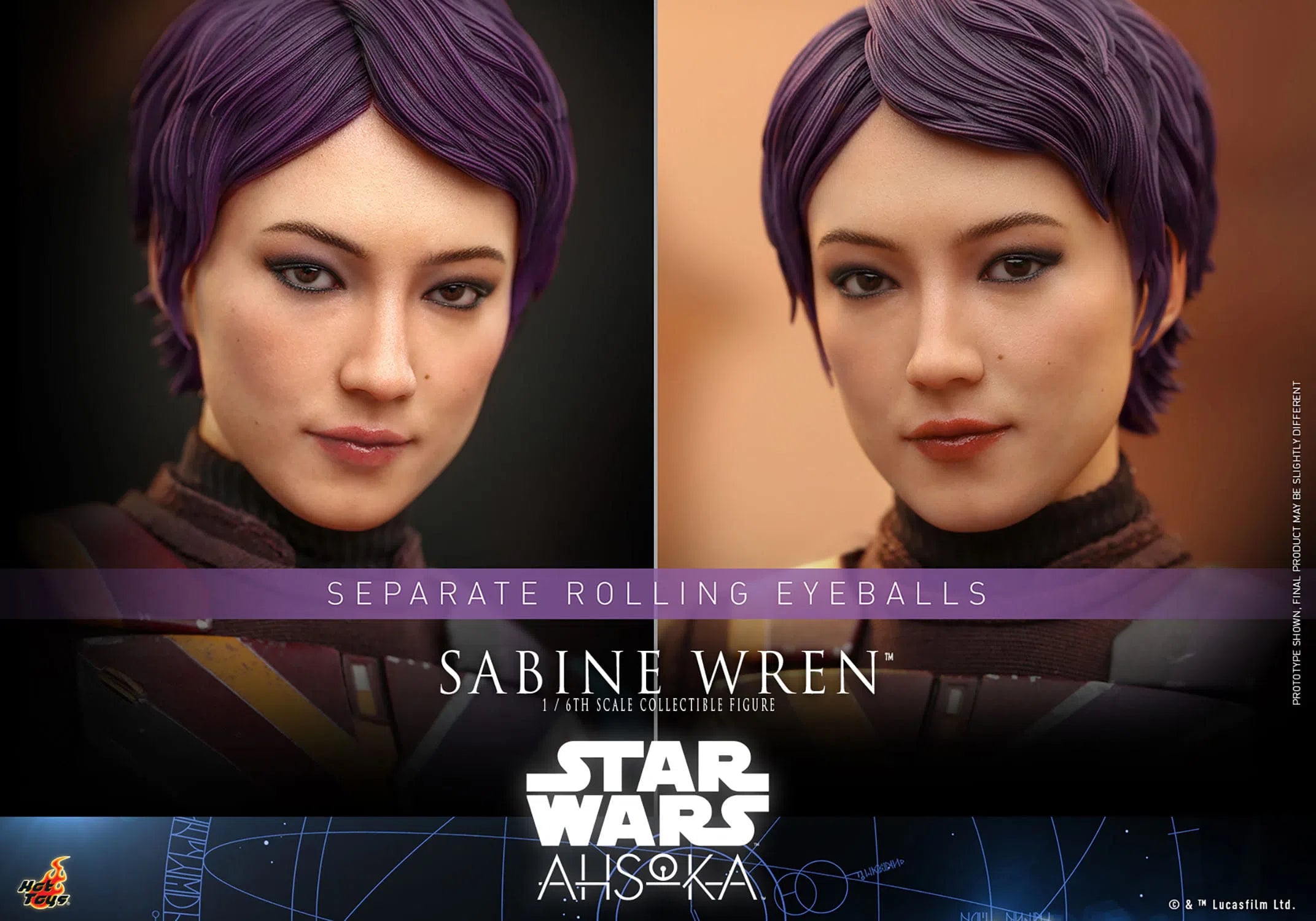 Sabine Wren: Star Wars: Ahsoka: Hot Toys Hot Toys