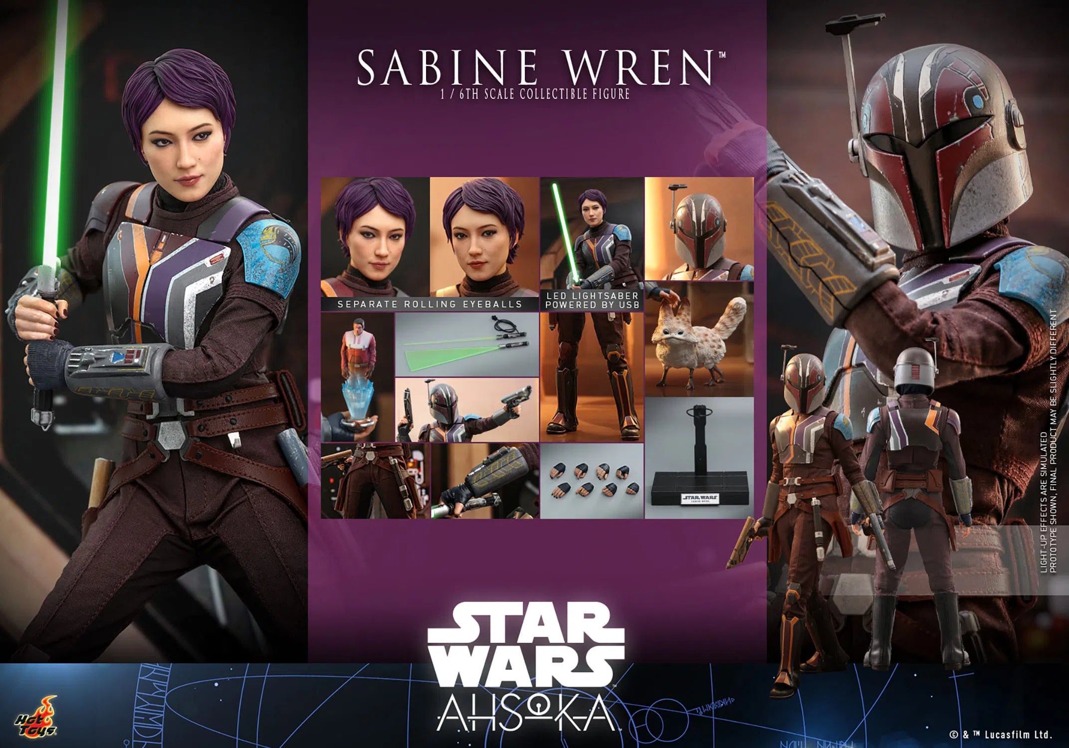 Sabine Wren: Star Wars: Ahsoka: Hot Toys Hot Toys