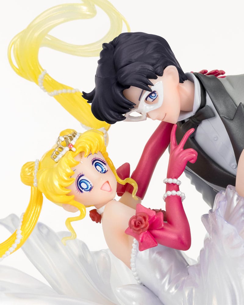 Sailor Moon FiguartsZERO Chouette PVC Statue Usagi & Tuxedo Mask Moonlight Glow Edition 24 cm - Bandai Tamashii Nations Statue