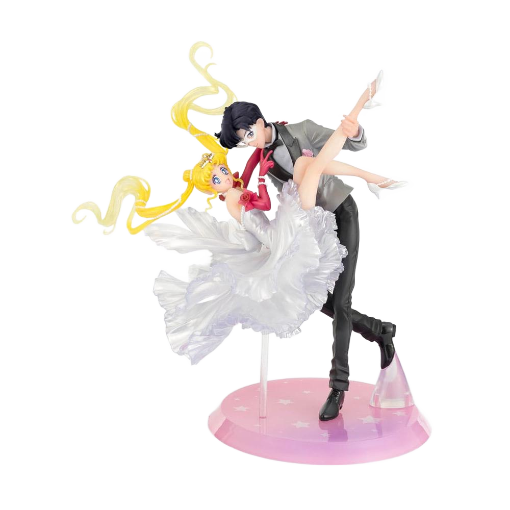 Sailor Moon FiguartsZERO Chouette PVC Statue Usagi & Tuxedo Mask Moonlight Glow Edition 24 cm - Bandai Tamashii Nations Statue