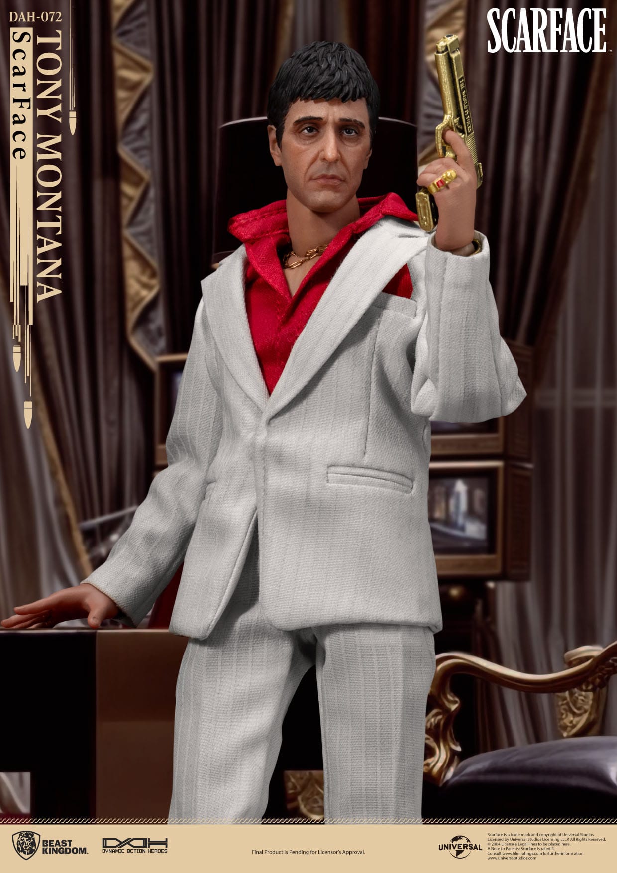 Scarface (1983): Tony Montana: Dynamic 8ction Heroes Action Figure - Beast Kingdom Toys Action Figure