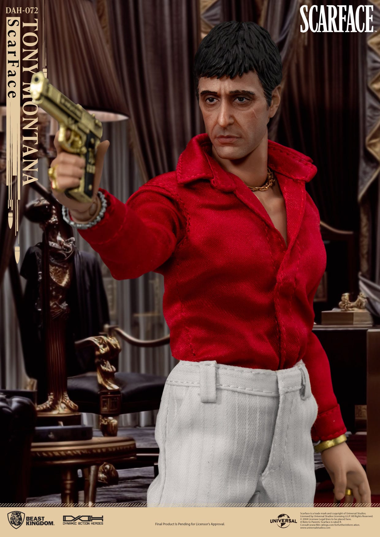 Scarface (1983): Tony Montana: Dynamic 8ction Heroes Action Figure - Beast Kingdom Toys Action Figure