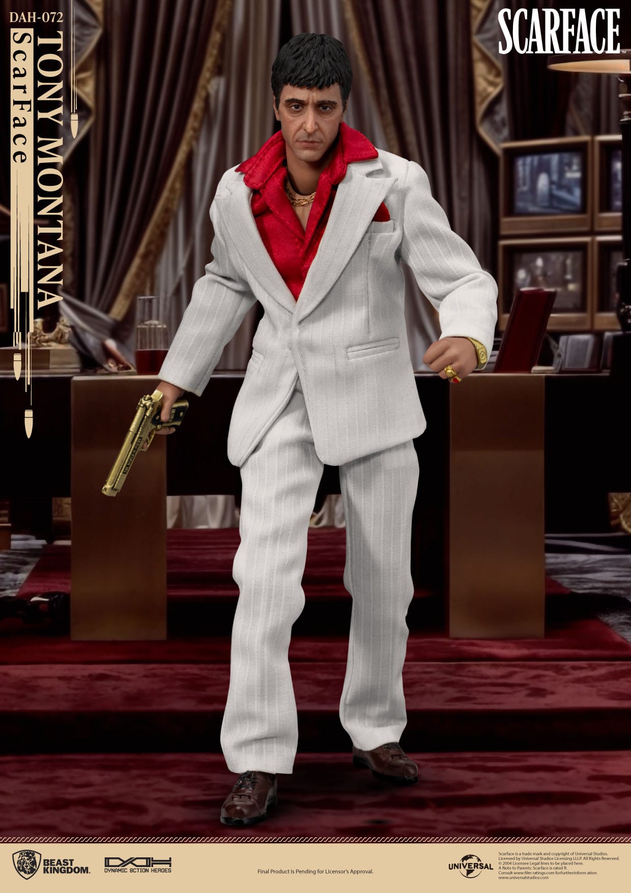 Scarface (1983): Tony Montana: Dynamic 8ction Heroes Action Figure - Beast Kingdom Toys Action Figure