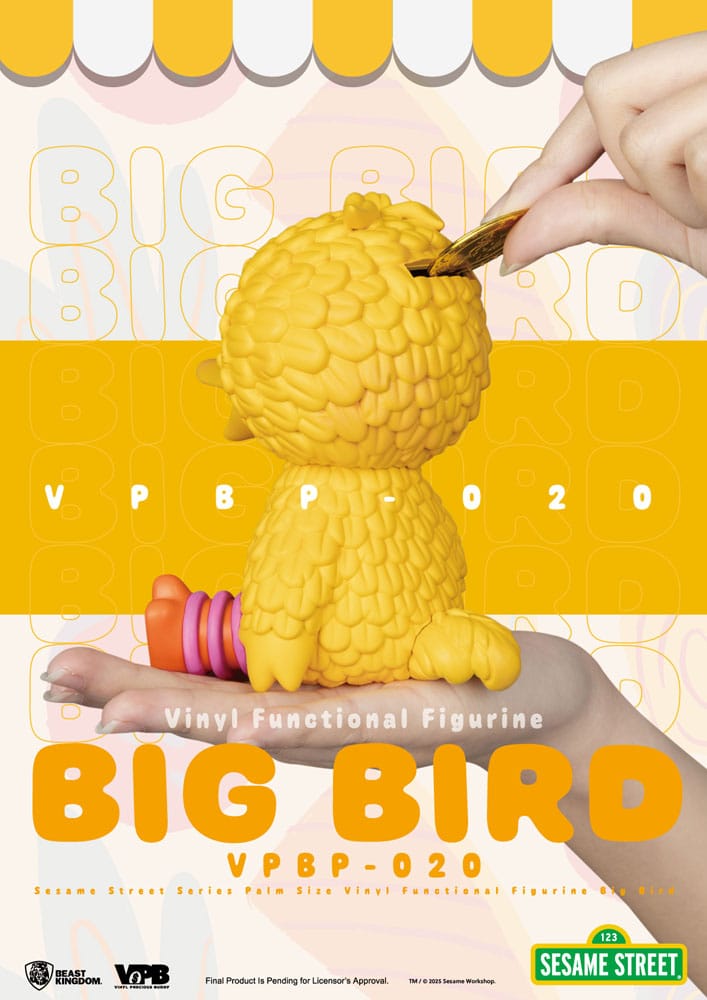 Sesame Street: Big Bird: Vinyl Piggy Bank - Beast Kingdom Toys Piggy Bank