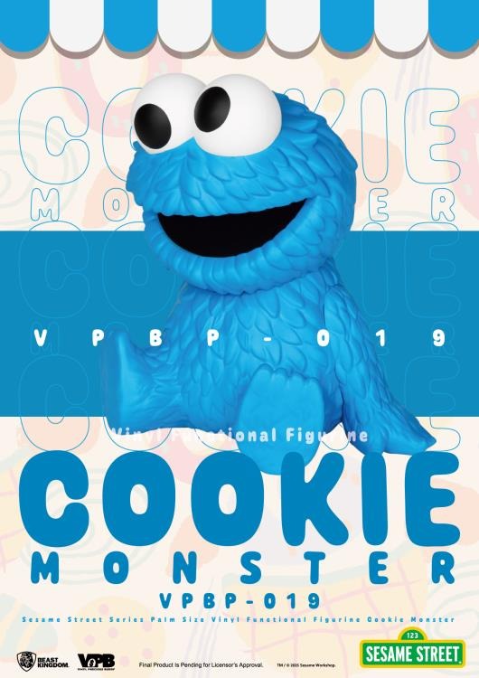 Sesame Street: Cookie Monster: Palm-Sized Vinyl Piggy Bank - Beast Kingdom Toys Piggy Bank
