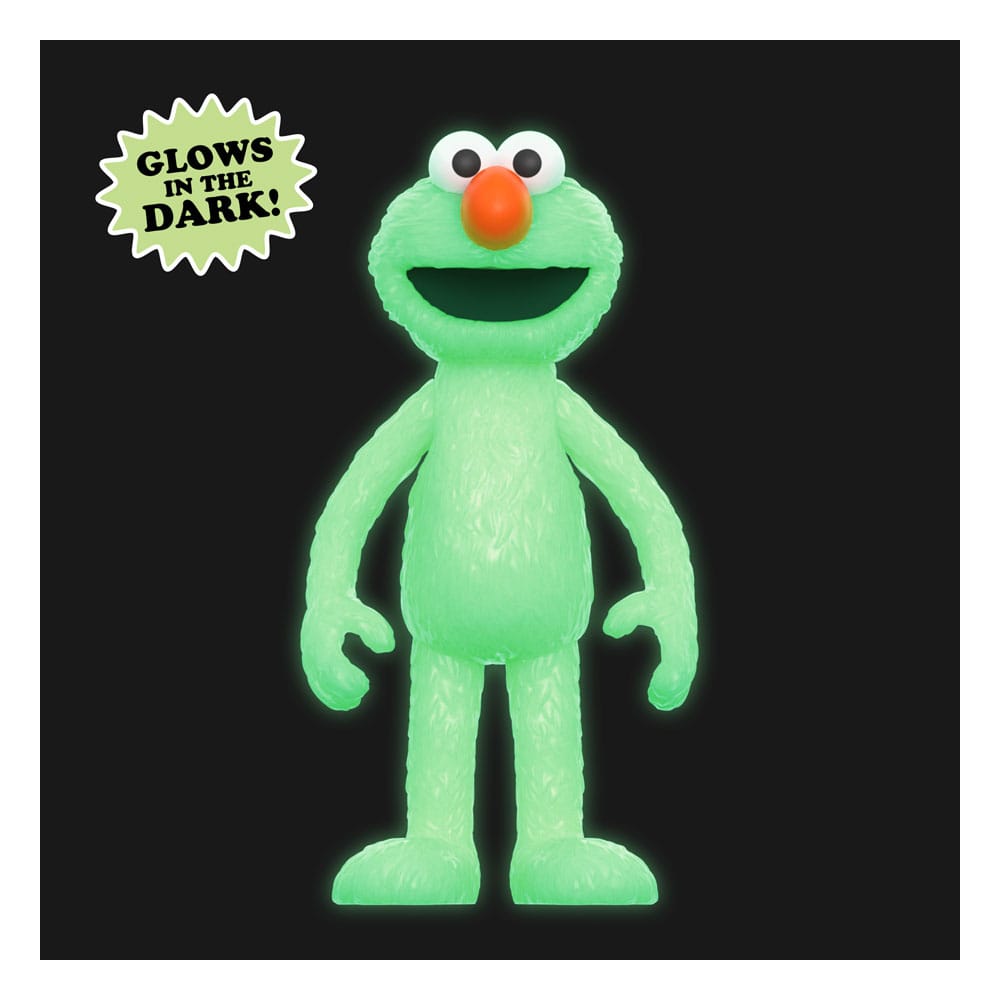 Sesame Street ReAction Action Figures 10 cmWave 04 Elmo Blind Box Display Box Qty 12 - Super7 Action Figures, Blind Boxes