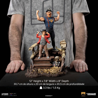 Sloth And Chunk: Deluxe: The Goonies: 1/10 Art Scale - Iron Studios Statue
