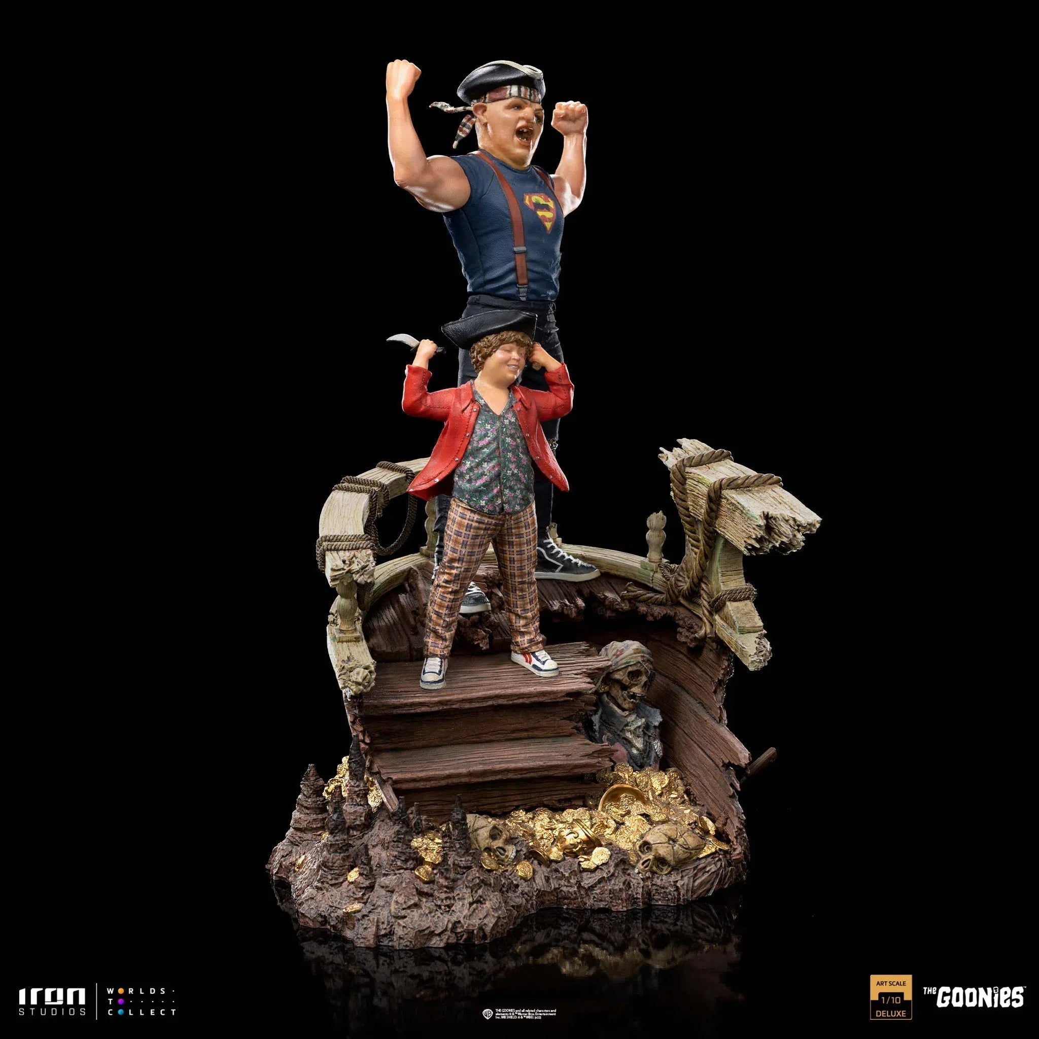 Sloth And Chunk: Deluxe: The Goonies: 1/10 Art Scale Iron Studios