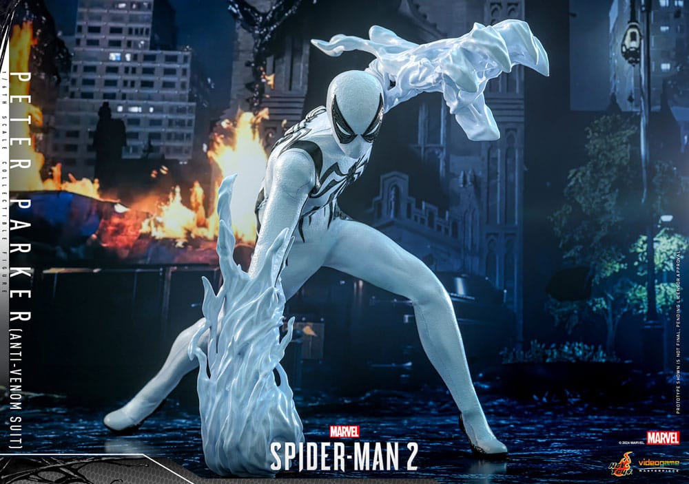 Spider-Man 2: Peter Parker (Anti-Venom Suit): 1/6 Scale Action Figure - Hot Toys Action Figure