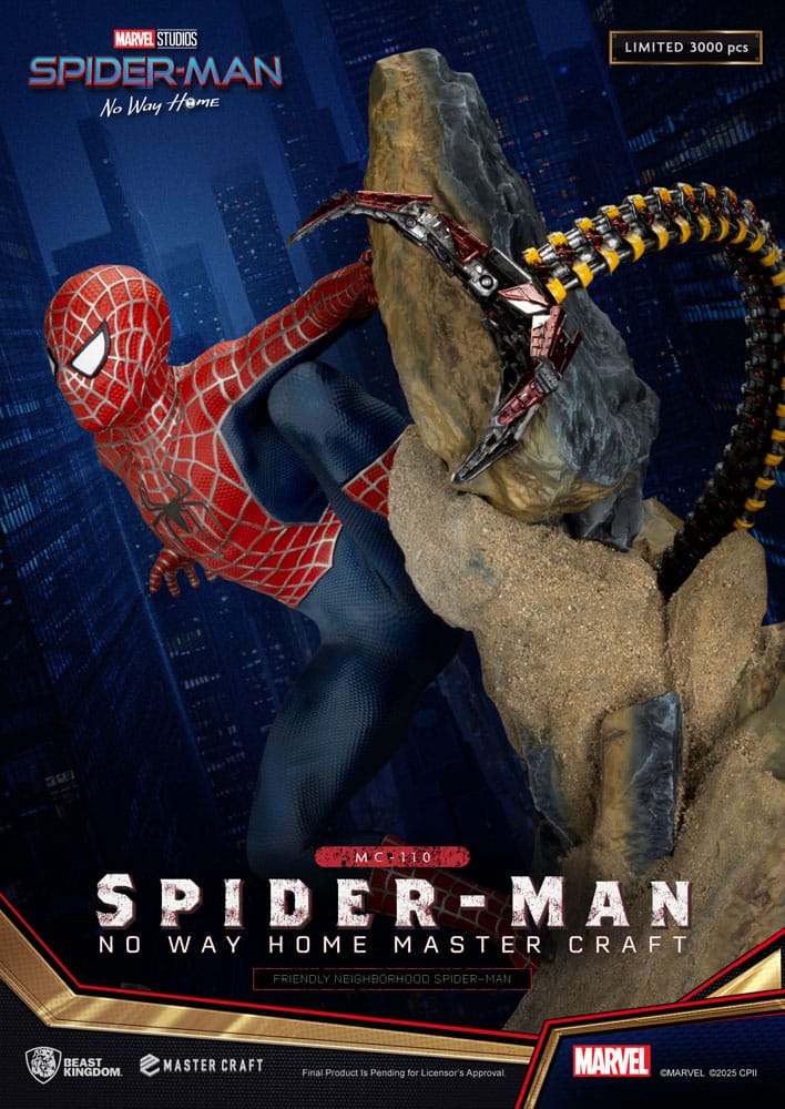Spider-Man: No Way Home Master Craft Statue Friendly Neighborhood Spider-Man 36 cm - Beast Kingdom Toys Statues