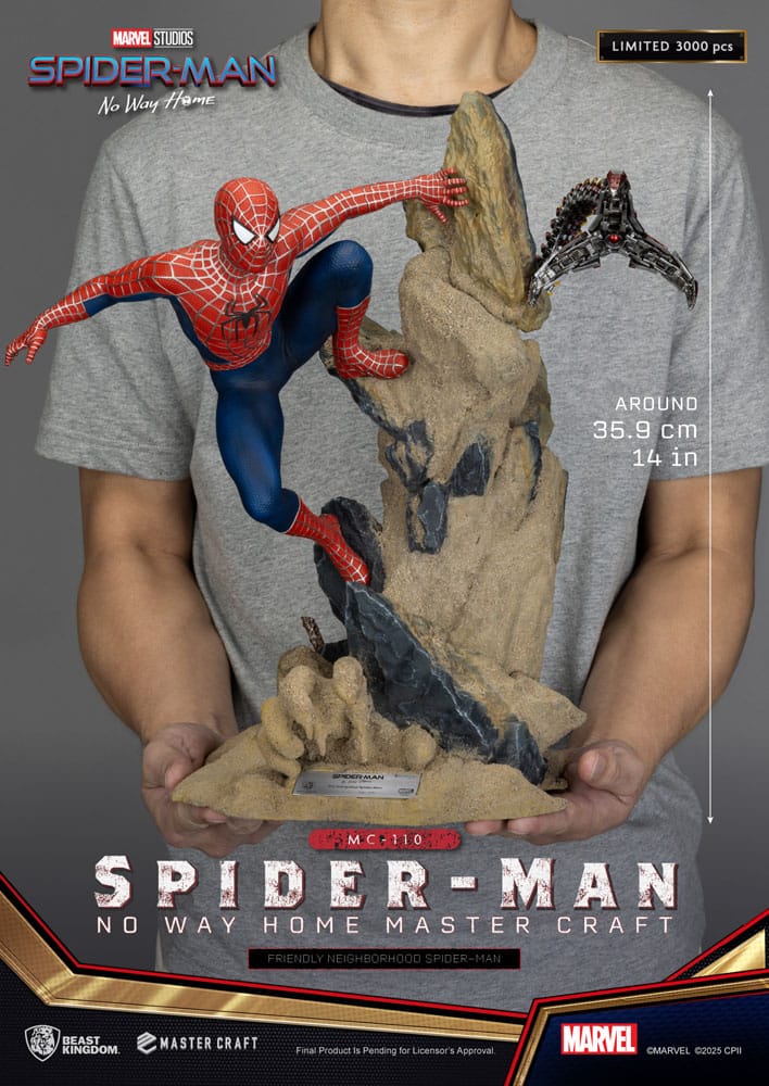 Spider-Man: No Way Home Master Craft Statue Friendly Neighborhood Spider-Man 36 cm - Beast Kingdom Toys Statues