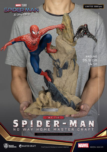 Spider-Man: No Way Home Master Craft Statue Friendly Neighborhood Spider-Man 36 cm - Beast Kingdom Toys Statues
