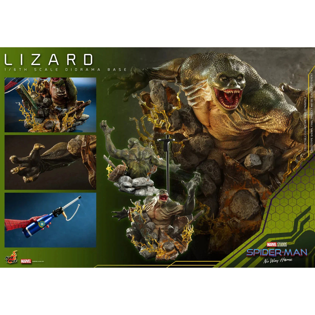 Hot Toys Spider-Man: With Lizard: The Amazing Spider-Man 2 Hot Toys Spider-Man: With Lizard: The Amazing Spider-Man 2