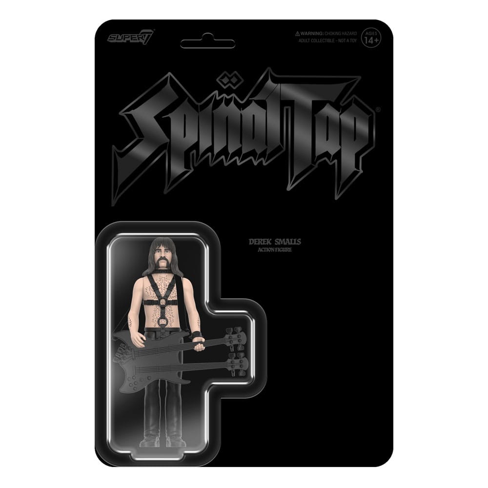 Spinal Tap ReAction Action Figure Wave 02 Derek Smalls (None More Black) - Super7 Action Figures