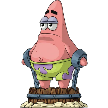 Spongebob Squarepants: Patrick in Chains: Vinyl Figure - YouTooz Vinyl Figure