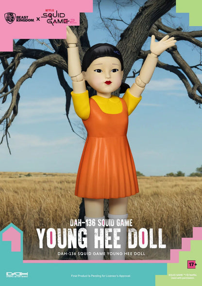 Squid Game: Young Hee Doll: With Sound: 30cm: Beast Kingdoms - Beast Kingdom Action Figure