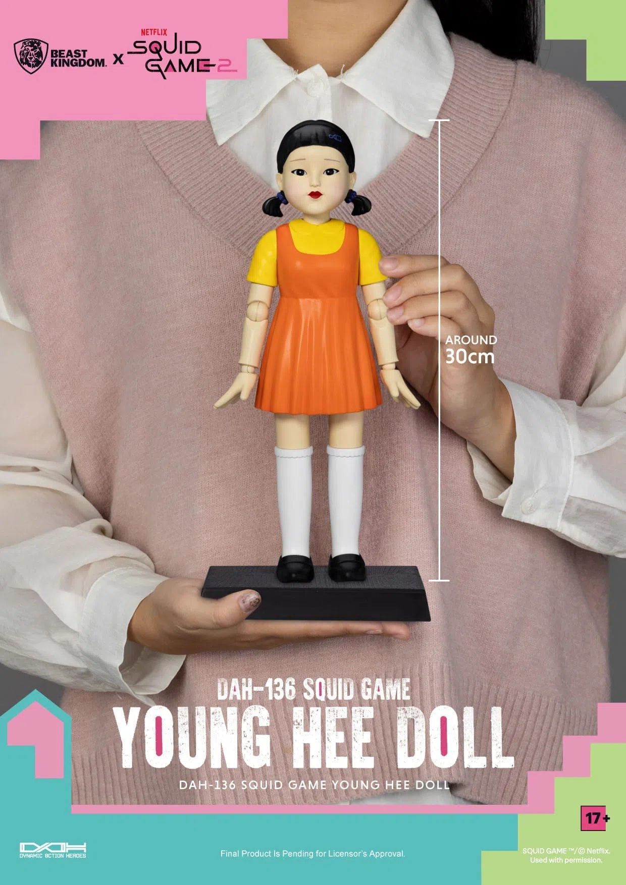 Squid Game: Young Hee Doll: With Sound: 30cm: Beast Kingdoms Beast Kingdom