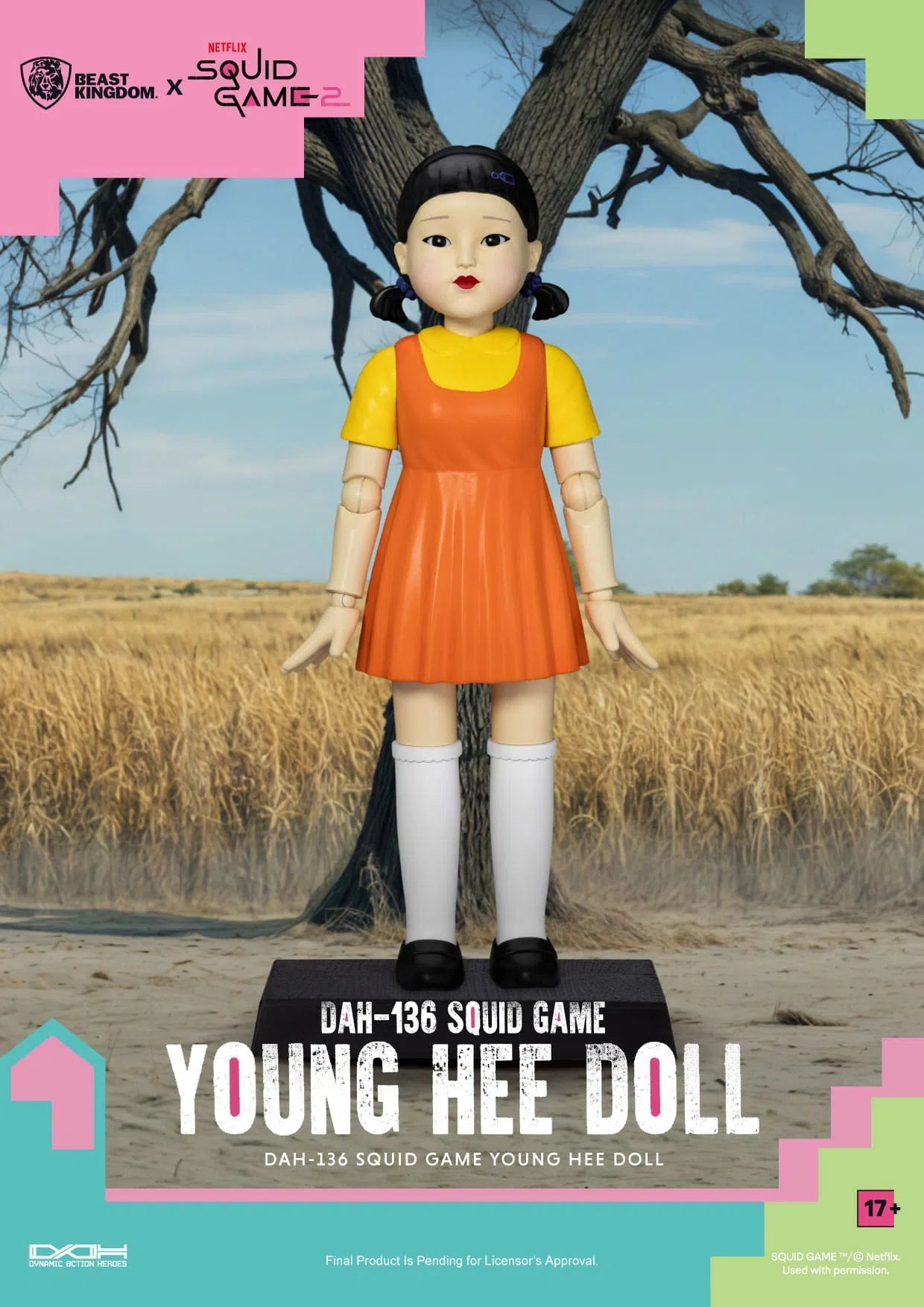 Squid Game: Young Hee Doll: With Sound: 30cm: Beast Kingdoms Beast Kingdom