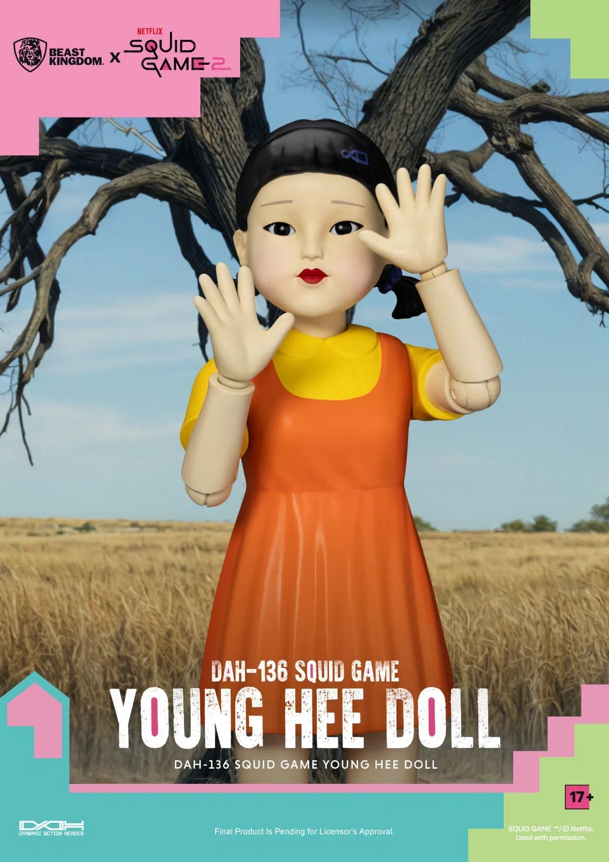 Squid Game: Young Hee Doll: With Sound: 30cm: Beast Kingdoms - Beast Kingdom Toys Action Figure