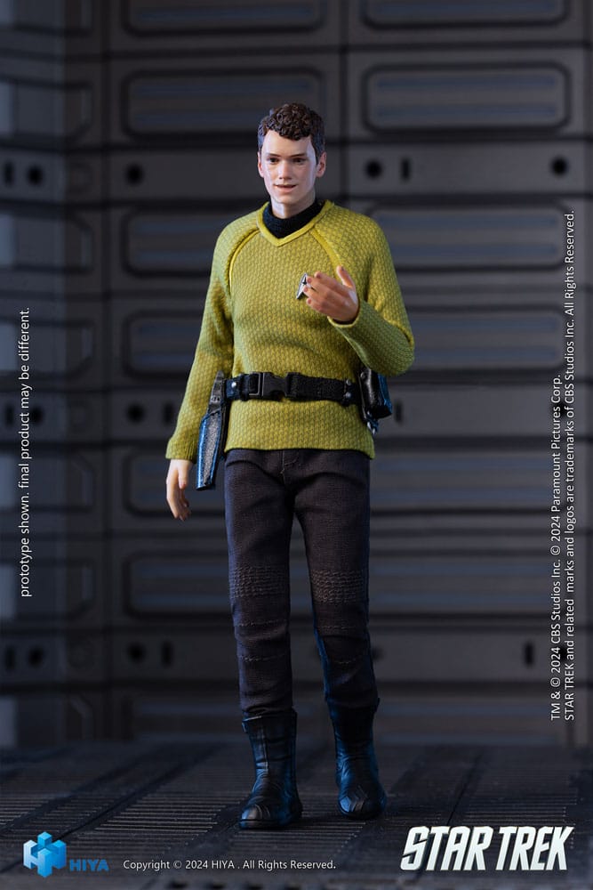 Star Trek (2009): Chekov: Exquisite Super Series: 1/12 Action Figure - Hiya Toys Action Figure