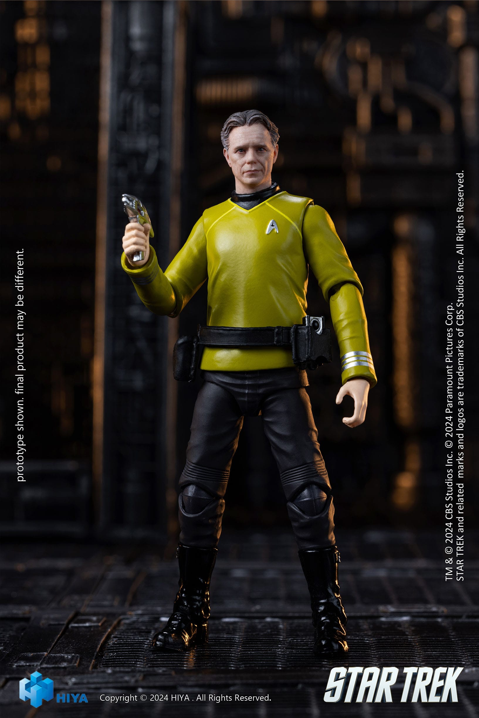 Star Trek: 2009 Film: Captain Christopher Pike: Exquisite Mini Series Action Figure: 1/18: 10 cm Hiya Toys