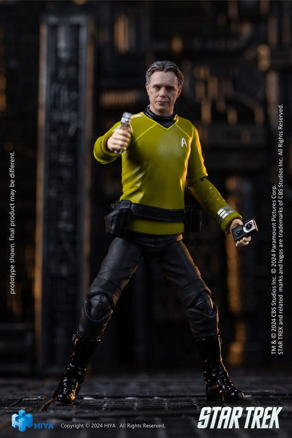 Star Trek: 2009 Film: Captain Christopher Pike: Exquisite Mini Series Action Figure: 1/18: 10 cm Hiya Toys