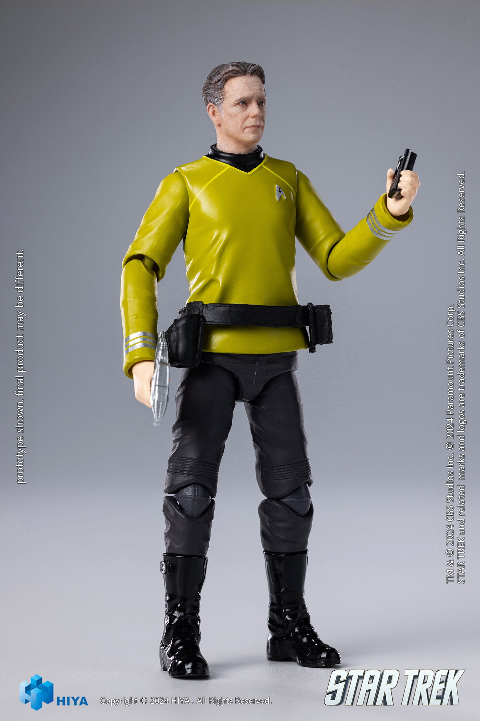 Star Trek: 2009 Film: Captain Christopher Pike: Exquisite Mini Series Action Figure: 1/18: 10 cm Hiya Toys