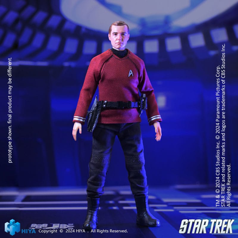 Star Trek (2009): Scotty: Exquisite Super Series: 1/12 Action Figure - Hiya Toys Action Figure