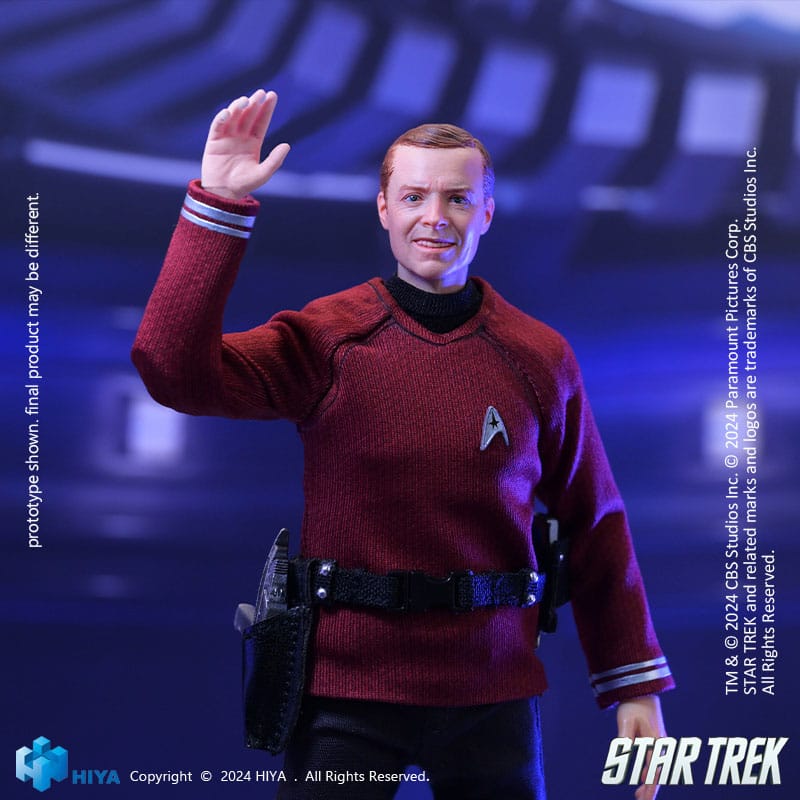 Star Trek (2009): Scotty: Exquisite Super Series: 1/12 Action Figure - Hiya Toys Action Figure