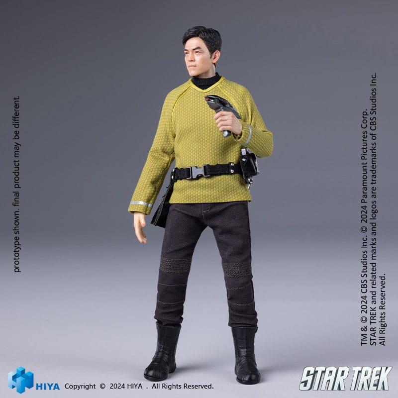 Star Trek (2009): Sulu: Exquisite Super Series: 1/12 Action Figure - Hiya Toys Action Figure