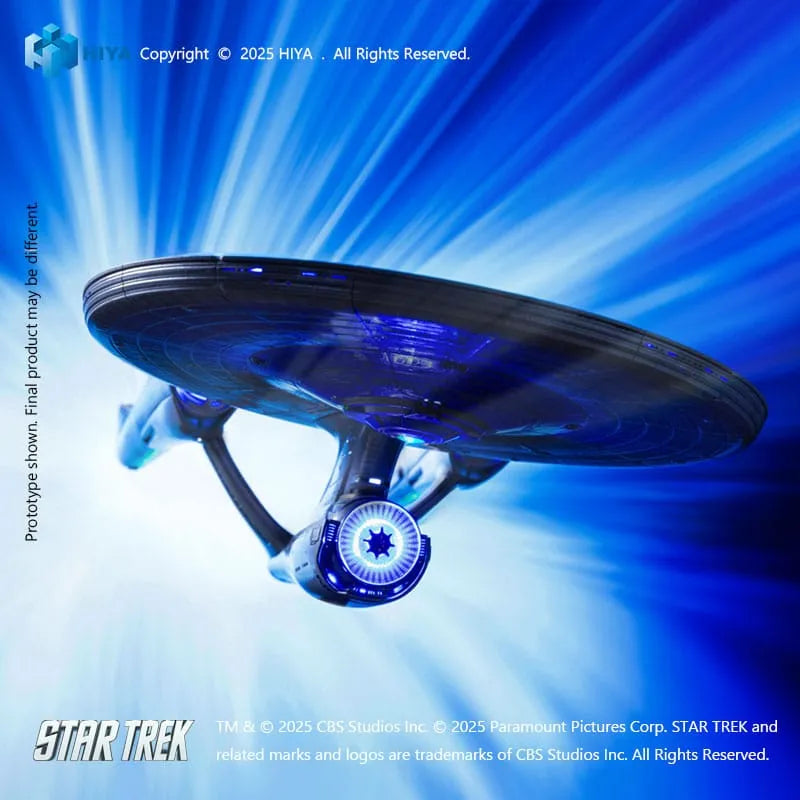 Star Trek (2009): U.S.S. Enterprise: NCC-1701: Light-Up Starship - Hiya Toys Action Figure
