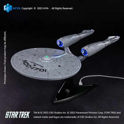Star Trek (2009): U.S.S. Enterprise NCC-1701: REPLICAart Series Light-Up Starship - Hiya Toys Action Figure