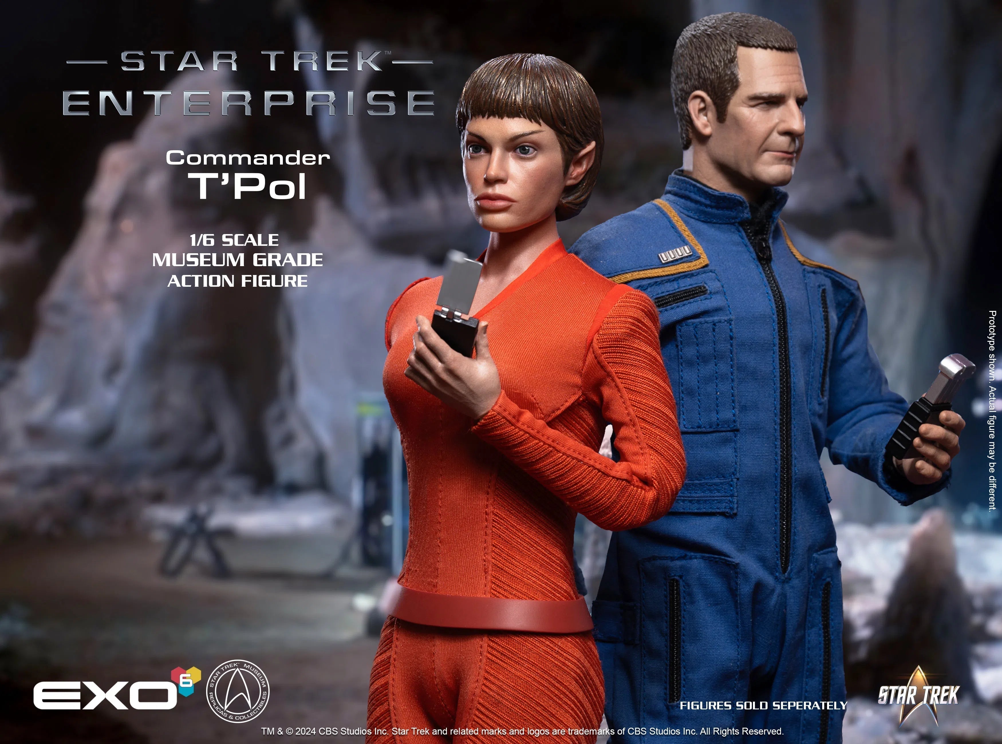 Star Trek: Enterprise: T'Pol: Sixth Scale Figure EXO-6