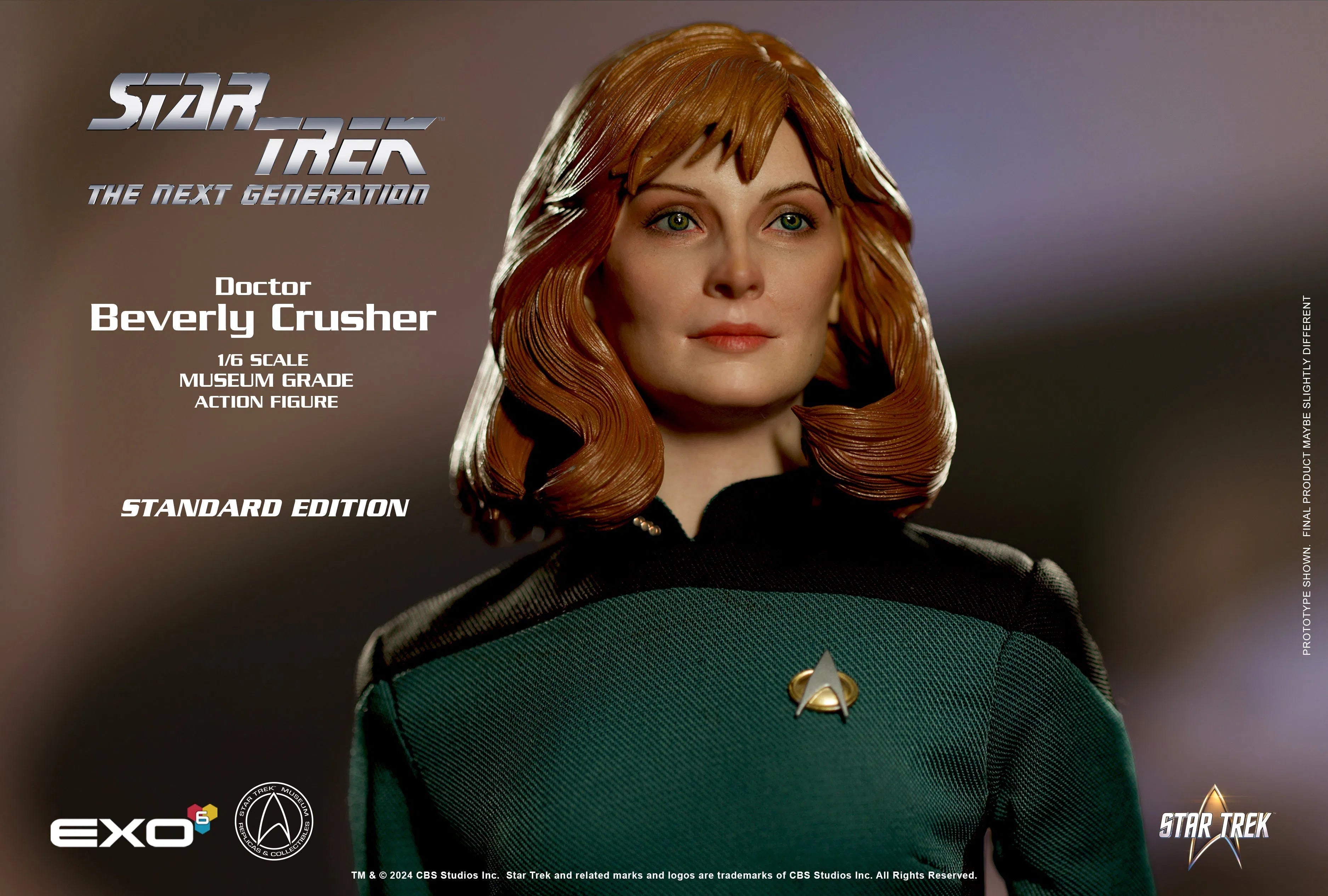 Star Trek: Next Generation: Dr. Beverly Crusher: Standard Version: Sixth Scale Figure EXO-6