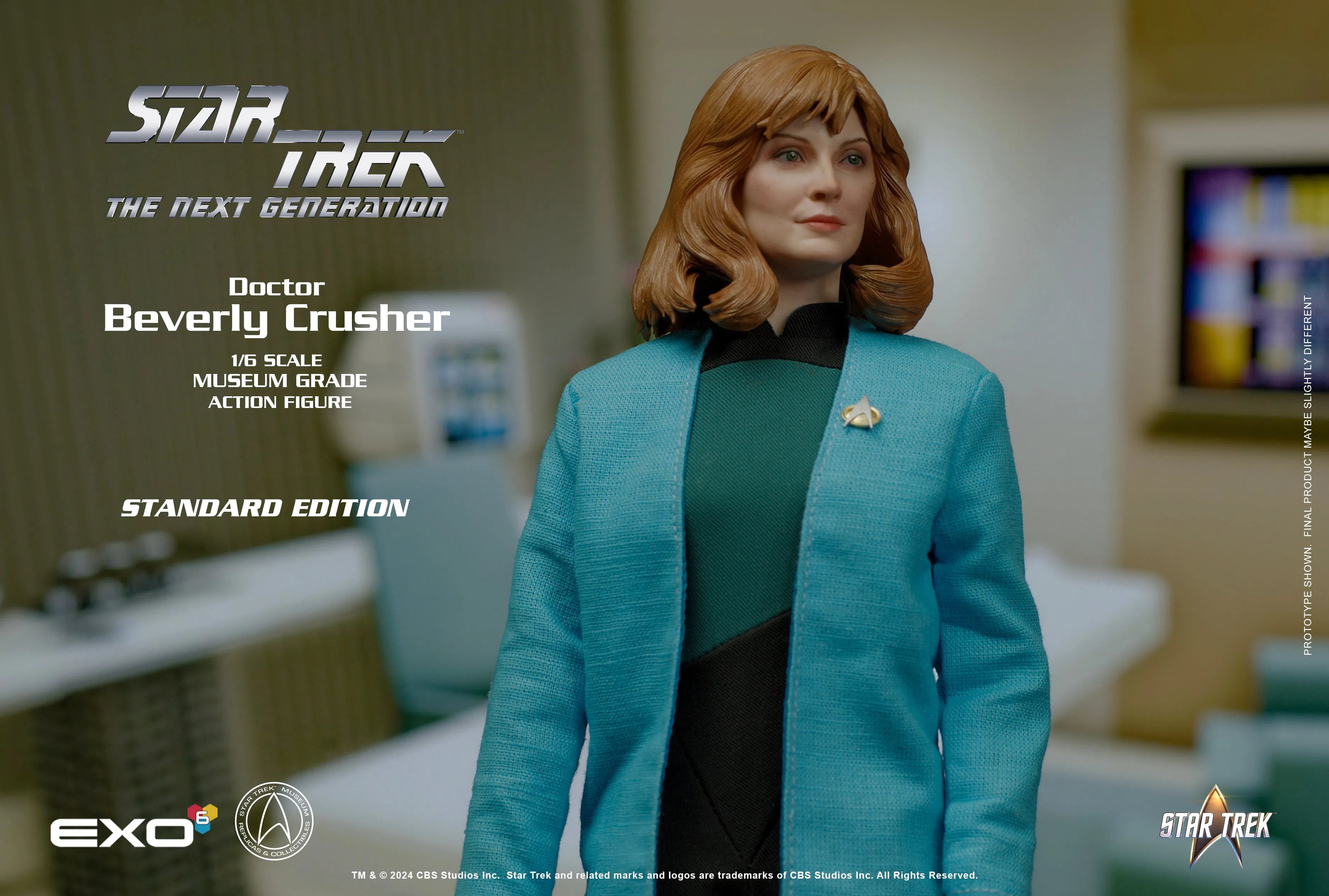 Star Trek: Next Generation: Dr. Beverly Crusher: Standard Version: Sixth Scale Figure EXO-6