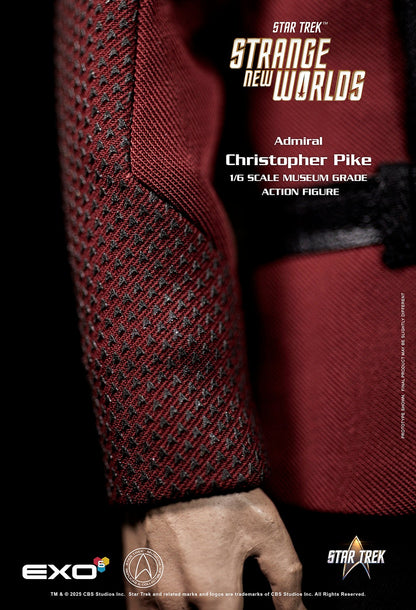 Star Trek: Strange New Worlds: Admiral Christopher Pike: 1/6 Scale Figure - EXO-6 Action Figure