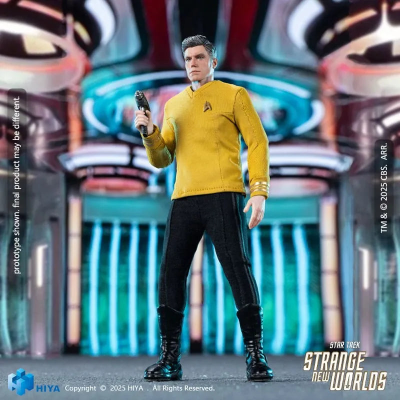 Star Trek: Strange New Worlds: Christopher Pike: Exquisite Super Series: Action Figure - Hiya Toys Action Figure